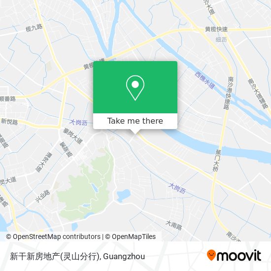 新干新房地产(灵山分行) map