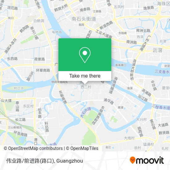 伟业路/前进路(路口) map