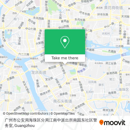 广州市公安局海珠区分局江南中派出所南园东社区警务室 map