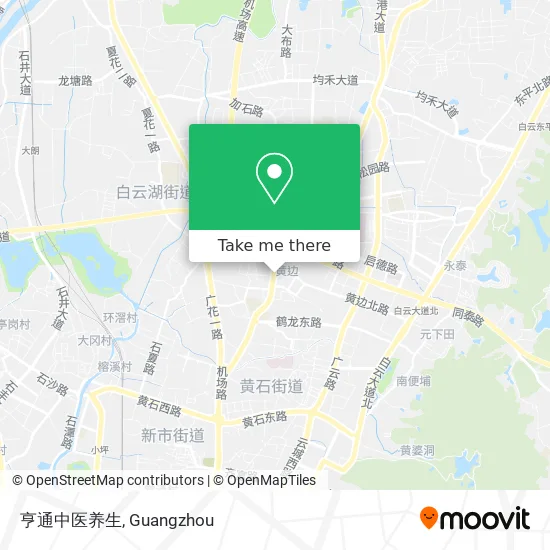 亨通中医养生 map