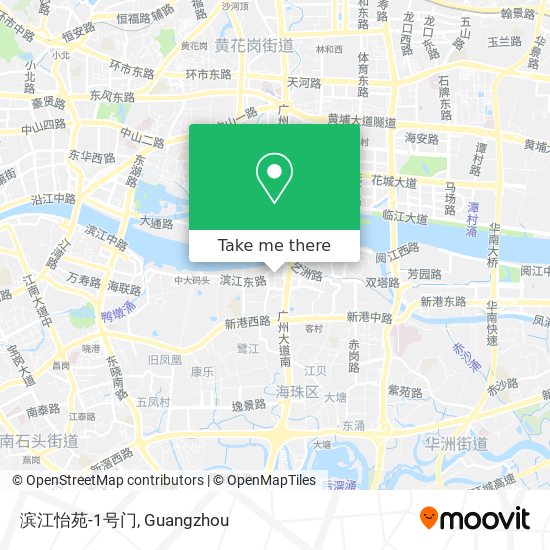 滨江怡苑-1号门 map