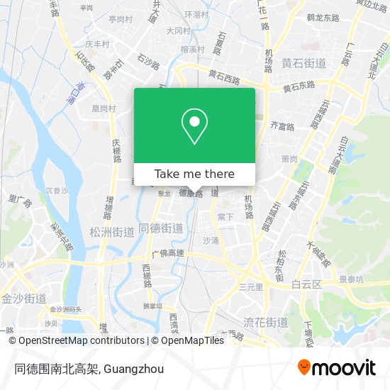 同德围南北高架 map