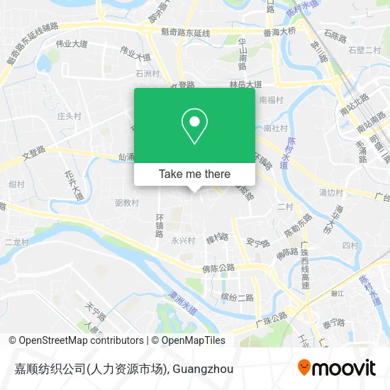 嘉顺纺织公司(人力资源市场) map