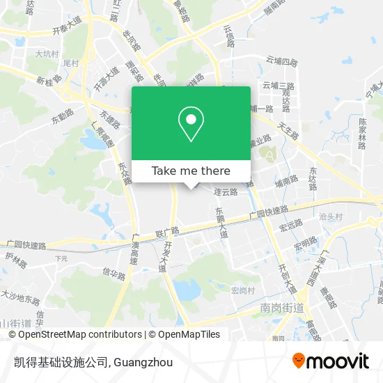 凯得基础设施公司 map
