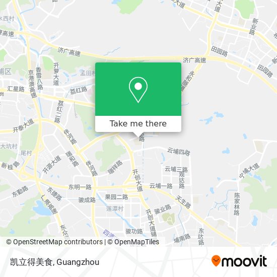 凯立得美食 map