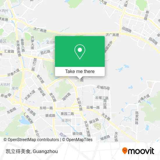 凯立得美食 map