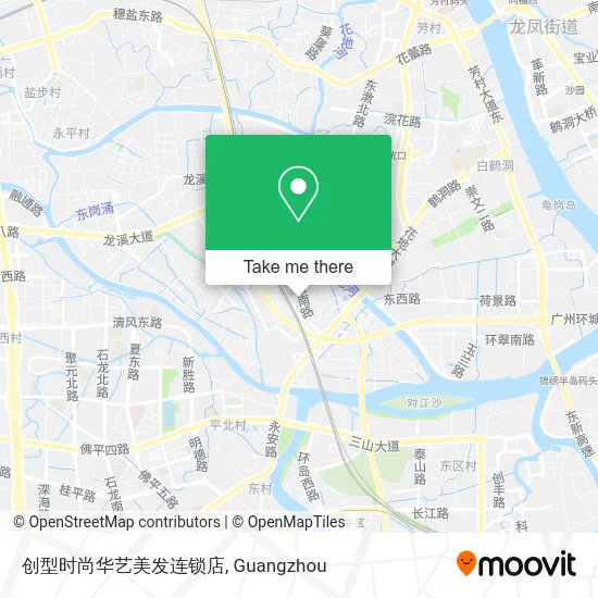 创型时尚华艺美发连锁店 map