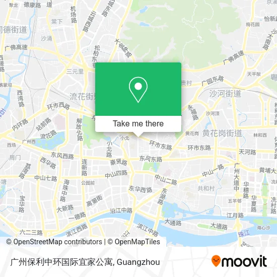 广州保利中环国际宜家公寓 map
