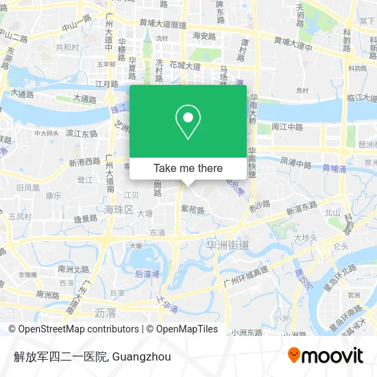 解放军四二一医院 map