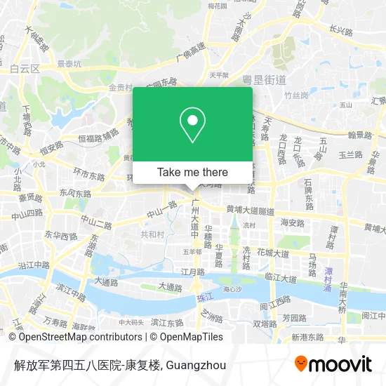 解放军第四五八医院-康复楼 map