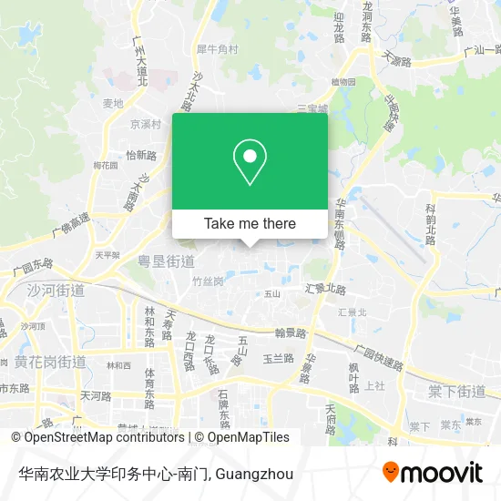 华南农业大学印务中心-南门 map