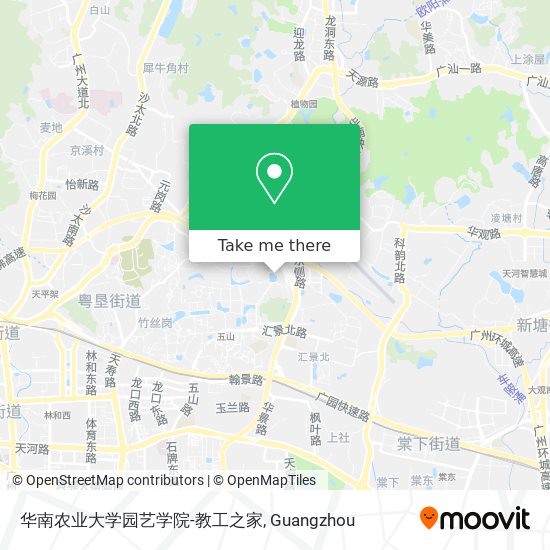 华南农业大学园艺学院-教工之家 map