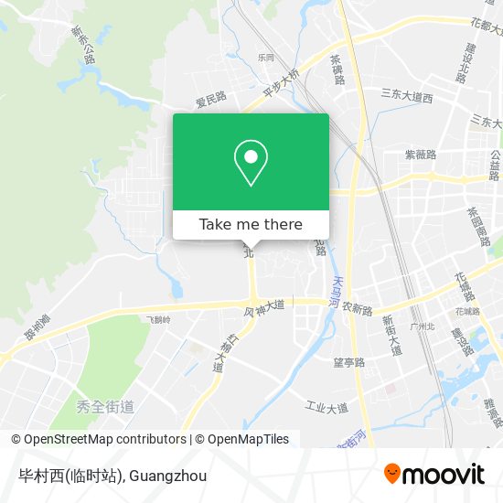 毕村西(临时站) map
