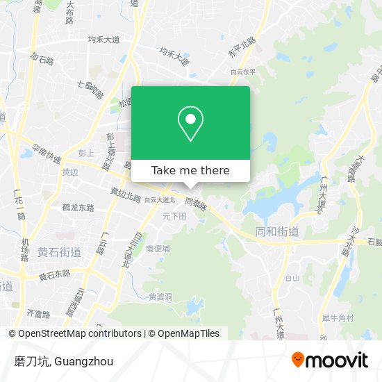 磨刀坑 map