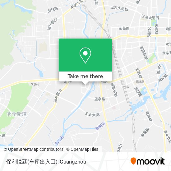 保利悦廷(车库出入囗) map