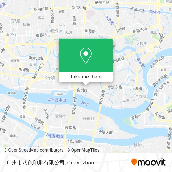 广州市八色印刷有限公司 map