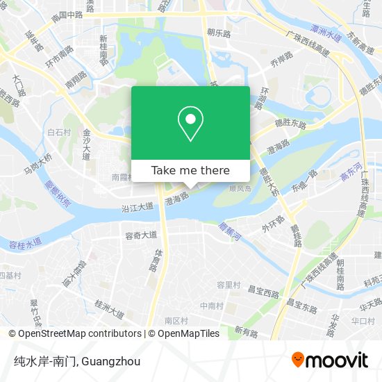 纯水岸-南门 map