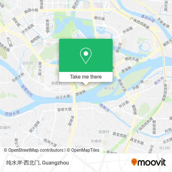 纯水岸-西北门 map