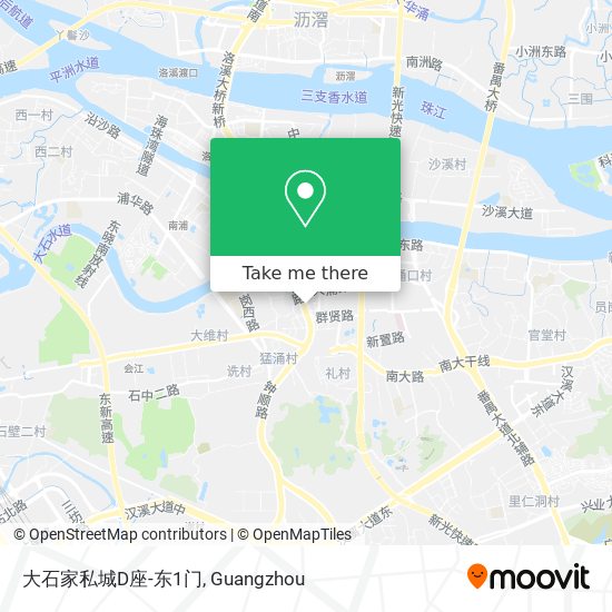 大石家私城D座-东1门 map