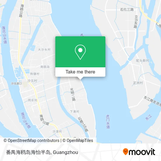 番禺海鸥岛海怡半岛 map