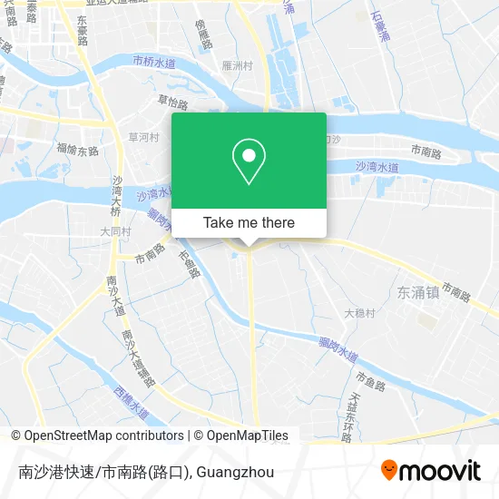 南沙港快速/市南路(路口) map