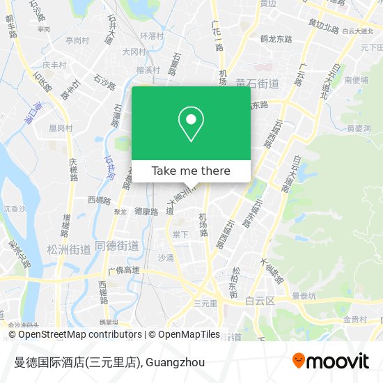 曼德国际酒店(三元里店) map