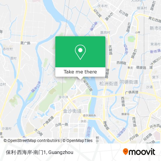 保利·西海岸-南门1 map