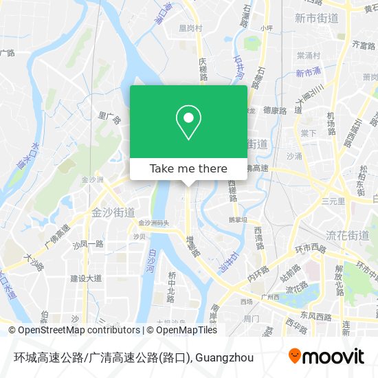 环城高速公路/广清高速公路(路口) map