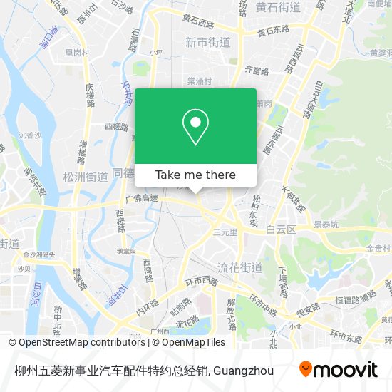 柳州五菱新事业汽车配件特约总经销 map