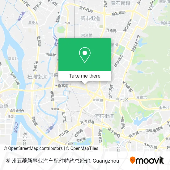 柳州五菱新事业汽车配件特约总经销 map
