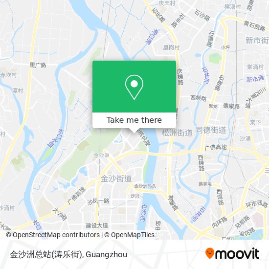 金沙洲总站(涛乐街) map