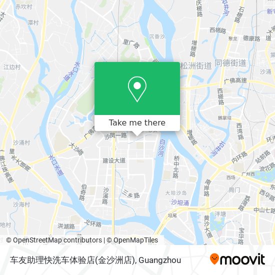 车友助理快洗车体验店(金沙洲店) map