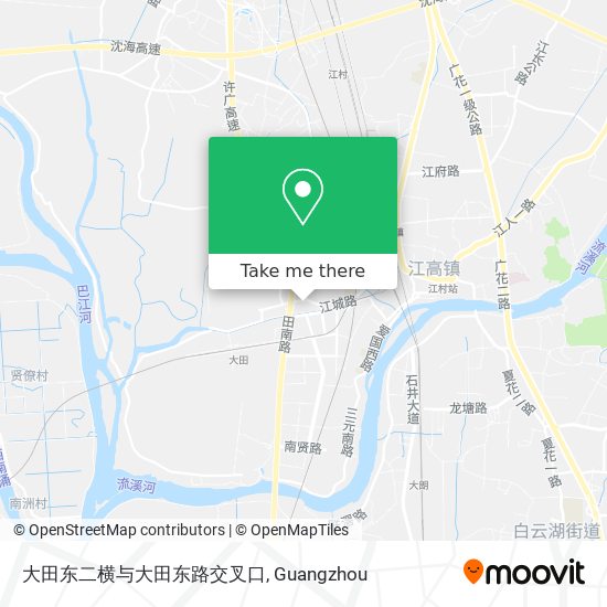 大田东二横与大田东路交叉口 map