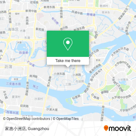 家惠小洲店 map