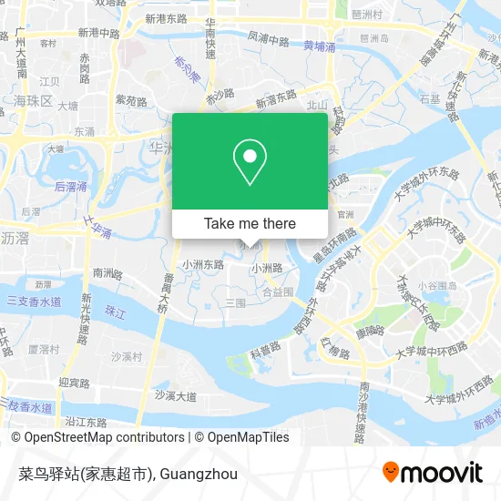 菜鸟驿站(家惠超市) map