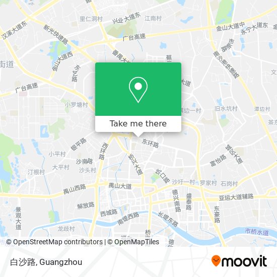 白沙路 map