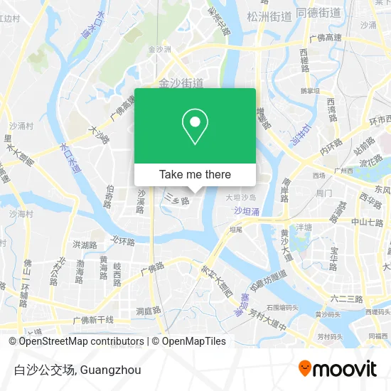 白沙公交场 map