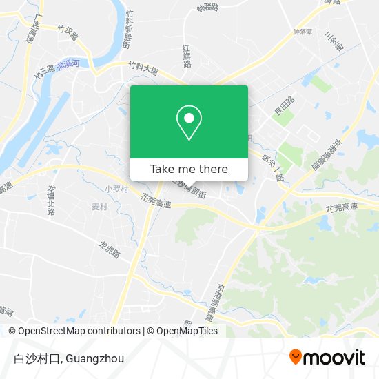 白沙村口 map