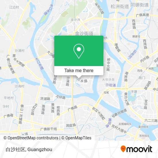 白沙社区 map