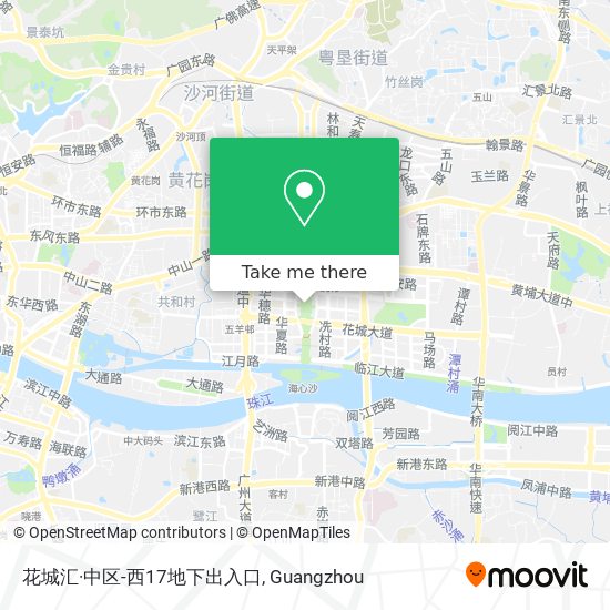 花城汇·中区-西17地下出入口 map