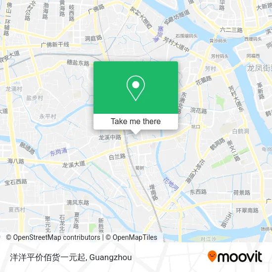 洋洋平价佰货一元起 map