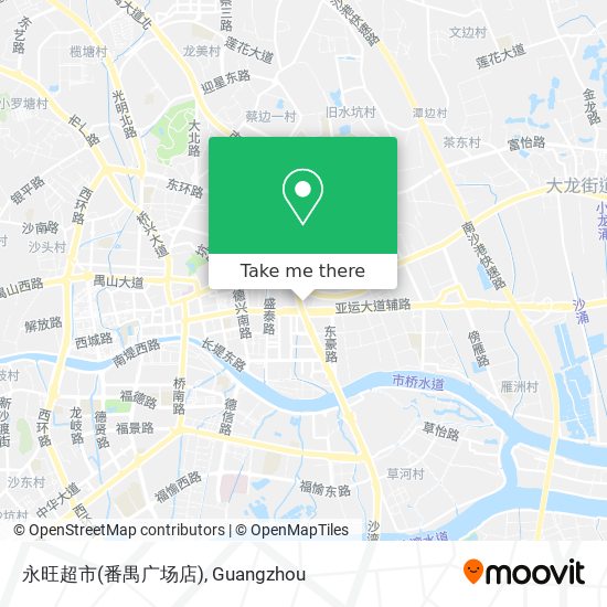 永旺超市(番禺广场店) map