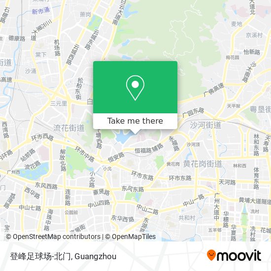 登峰足球场-北门 map