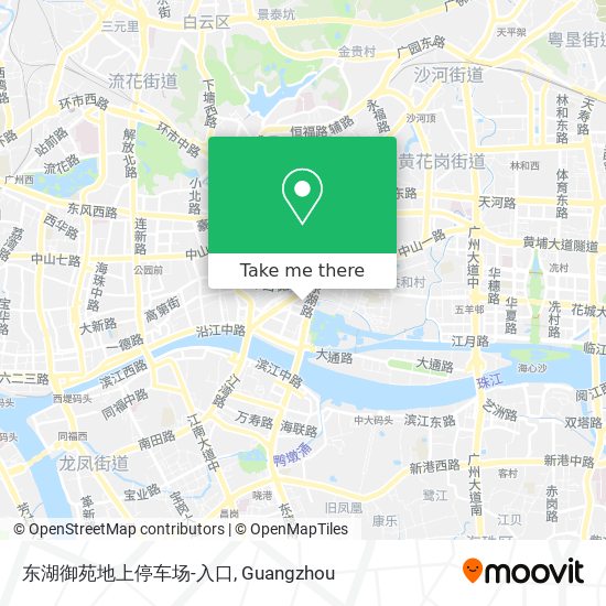 东湖御苑地上停车场-入口 map