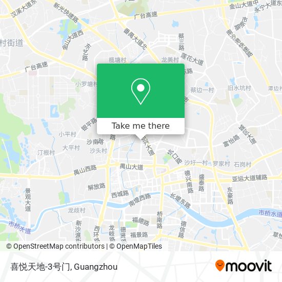 喜悦天地-3号门 map