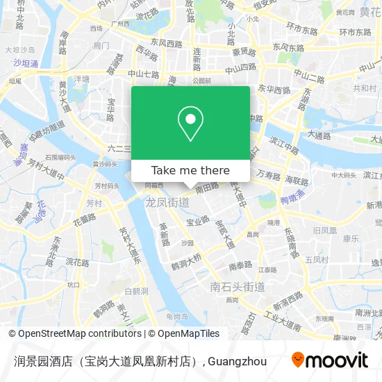 润景园酒店（宝岗大道凤凰新村店） map