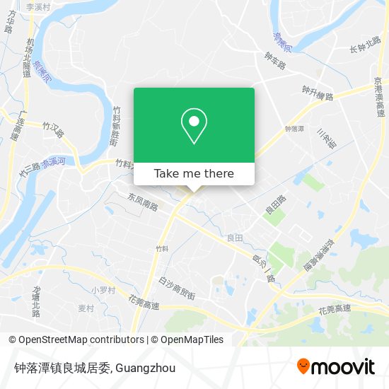 钟落潭镇良城居委 map