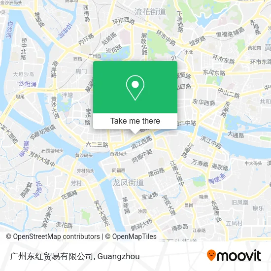 广州东红贸易有限公司 map