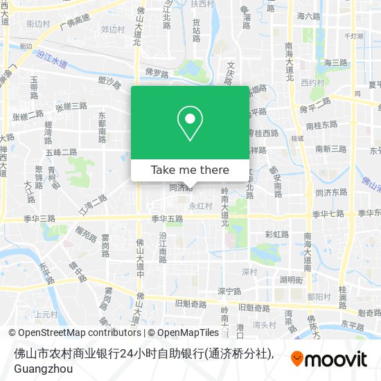 佛山市农村商业银行24小时自助银行(通济桥分社) map