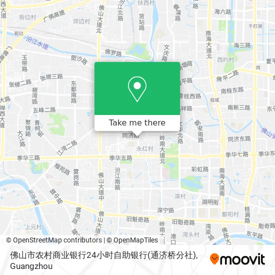 佛山市农村商业银行24小时自助银行(通济桥分社) map
